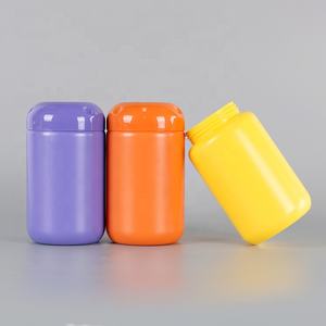 Bouteille en plastique HDPE de 220 ml avec bouchon à vis pour l'emballage cosmétique des soins de la peau - Product Image 1