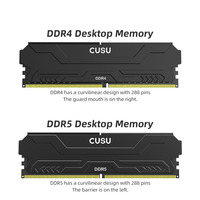 Mémoire RAM DDR4 8 Go 16 Go 3200 MHz 3600 MHz DDR5 5600 MHz 6400 MHz pour ordinateur de bureau, 288 broches UDIMM pour cartes mères Intel et AMD