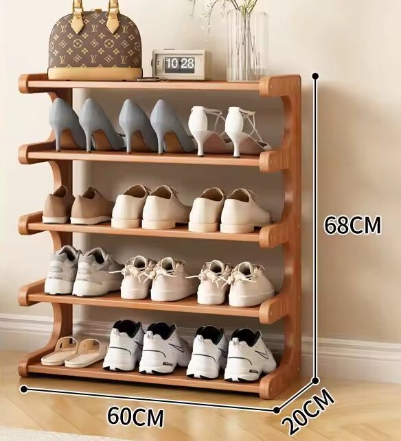 5 niveles, 60 cm de largo [capacidad para 11 pares de zapatos]