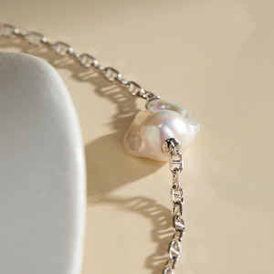 Gelang Mutiara Barok Rantai & Link Perak 925 Trendi Baru <span class=keywords><strong>2026</strong></span> - Product Image 5