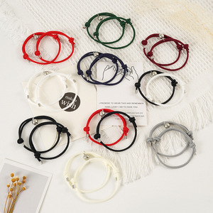 Moda multicolor bohemio hecho a mano multicolor mutuamente atractivo amistad Milán cuerda pulsera correa de muñeca para amigos - Product Image 1