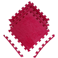 Tapis de sol en mousse EVA épais et moelleux 30x30cm, dalles de puzzle emboîtables en peluche