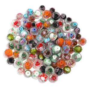 <span class=keywords><strong>Perline</strong></span> Sfaccettate Rotonde in <span class=keywords><strong>Vetro</strong></span> Cristallo Trasparente Millefiori da 8 / 10 / 12 MM all'Ingrosso per Creazione <span class=keywords><strong>di</strong></span> Gioielli Fai-da-Te - Product Image 6