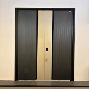 Puerta impermeable de aluminio fundido Estilo de diseño francés Estilo abierto-Pivote con polímero de acero de madera maciza-Durable y <span class=keywords><strong>elegante</strong></span> - Product Image 6