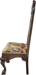 CH-C057, chaise d'<span class=keywords><strong>évêque</strong></span> d'église en bois de chêne massif personnalisée par manufacture, chaise d'église en bois de chêne sculpté simple plus d'option de couleur - Product Image 4