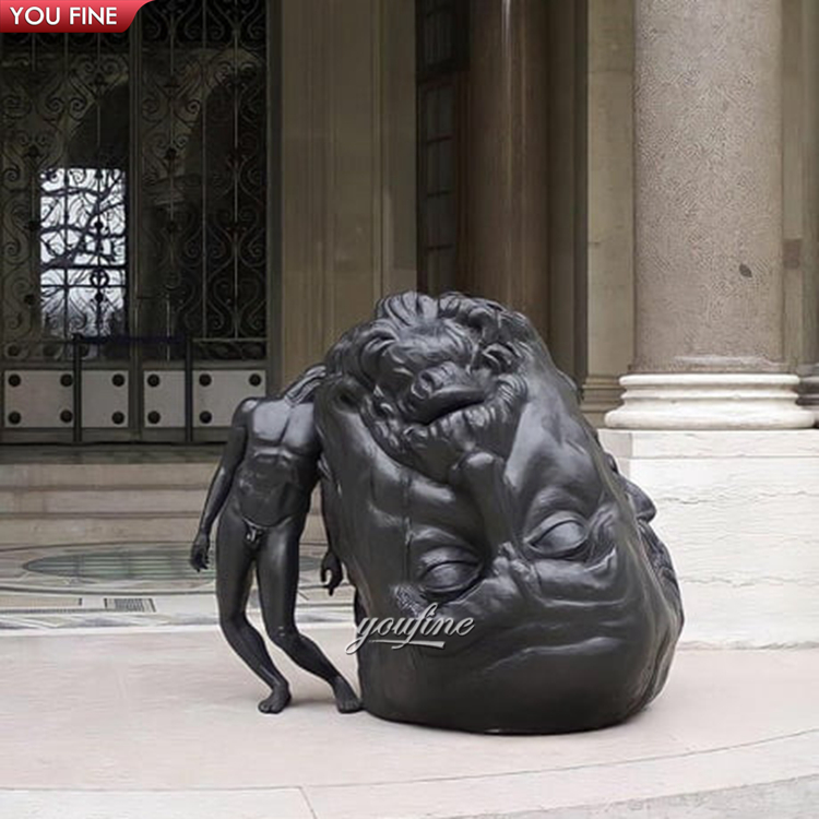 アウトドアガーデン抽象的な思考の重みブロンズ彫刻像| Alibaba.com