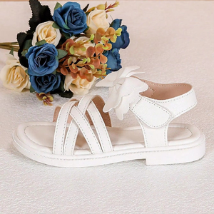 Nouvelles sandales d'été pour filles, mode tendance, plage, douces, antidérapantes, design princesse, sandales d'extérieur pour enfants - Product Image 5