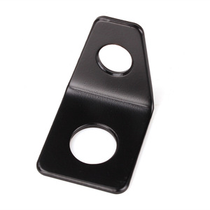 Support métallique en L pour ceinture de sécurité de voiture, plaque de montage à angle de 90 degrés, noir BAG062 pour ceintures de sécurité - Product Image 3