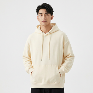 Sudadera con capucha de forro polar sherpa para hombre, estilo oversize streetwear, desarrollo de muestra para tiendas de ropa en línea — 105 caracteres - Product Image 4