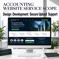 Conception et développement de sites web personnalisés pour les cabinets d'expertise comptable avec catalogue de services, profils d'experts et réservation d'appointements