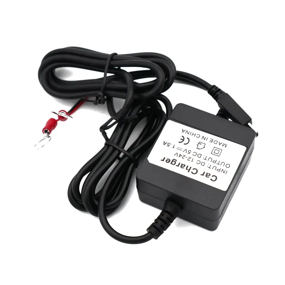 Dc 12-24V Bedrade Autolader Voor Tkstar Tk905 Tk909 Tk911 Tk913 Tk915 Tk109 Lk109 Gps Tracker Gsm Locator