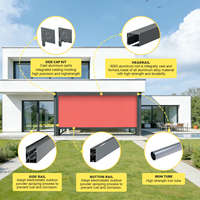 Persianas Verticales Modernas Eléctricas Horizontales, Simples y Elegantes, con Riel Automático, para Uso Interior y Exterior, Certificadas por NFPA 701