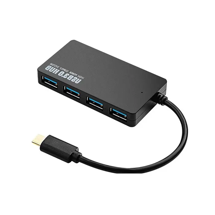 Jmax en çok satan ürünler 2023 yüksek hızlı süper ince USB Hub 4 port USB Hub 3.0 4-port USB C Hub Laptop ve telefon için