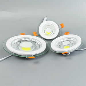 Luz descendente <span class=keywords><strong>led</strong></span> cob de cristal, empotrada en profundidad, 6W, 9W, 12W, 15w - Product Image 5