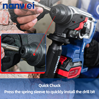 Nouveaux outils de construction, perceuse à percussion rotative sans fil SDS-PLUS 26 mm, outils de perçage rechargeables