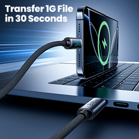 Cable Toocki de 240W con Pantalla Digital, USB-C a USB-C y Protocolo PD 3.1 para Carga de MacBook Pro y iPad Pro