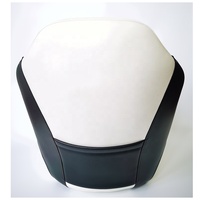 Siège de commandement professionnel de luxe en aluminium et acier inoxydable de qualité marine, robuste, pour passagers de bateaux pontons et yachts, avec piston