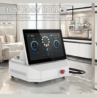 Masseur corporel personnalisable à 360 degrés pour drainage lymphatique, machine amincissante, appareil anti-cellulite à rouleaux, rouleau 8D