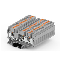 Nylon PA66 En Plastique PT Série Push Dans Connexion Terminal PTD4-2-G