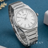Jam Tangan Pria Desainer OEM ODM Fashion Berkualitas Tinggi Bahan Stainless Steel Label Pribadi Logo Kustom Jam Tangan Mewah Quartz untuk Pria