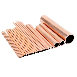 High Quality Copper C12000 C2400 Straight Thickness Wall Seamless 3m 5.8m 6m 99.99% Pure Copper Tube For Sale