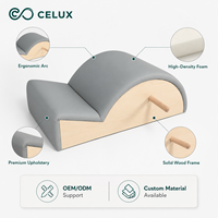 Corrector de Columna Vertebral Portátil de Alta Calidad CELUX, Hecho con Madera de Arce Americano, para Uso en Estudio y Mejora de la Postura Corporal