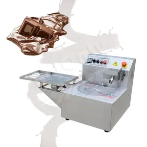 Mijn Kleine Automatische Mini Tafelblad Smelt Humeur En Enrobe Machine Chocolade