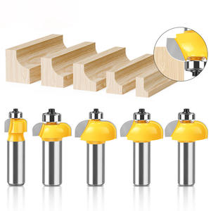 2 adet 8mm Shank çekirdek kutusu yönlendirici <span class=keywords><strong>Bit</strong></span> rulman pah ile R köşe bıçak ağaç İşleme için - Product Image 2