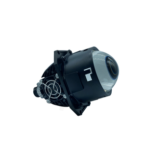 Projecteur LED 12V, 55W, lentille de <span class=keywords><strong>phare</strong></span> laser, 2 ampoules, faisceau de route, structure solaire, projecteur de lumière H4 H7 - Product Image 3