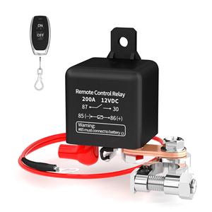 12V DC su geçirmez ağır başlangıç röle WM686 120A 200A araba kamyon için kablosuz röle anahtar uzaktan kumanda röleleri motorlu tekne - Product Image 1