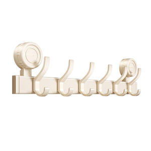 Crochet à ventouse Blue Vine, 6 crochets, robuste, design moderne, pour porte, salle de bain, cuisine, aucun perçage requis - Product Image 5