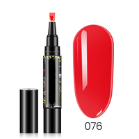 Stylo de vernis gel 5 ml ODM OEM à appliquer par torsion, 16 couleurs, gel à ongles en une étape, stylo de manucure UV et LED avec pinceau