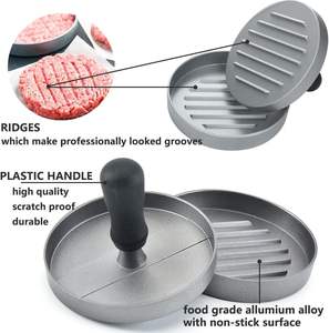 Prix de gros Presse à hamburger Smash Machine à hamburger en aluminium robuste pour hamburgers farcis - Product Image 4