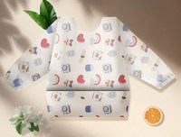 Bavoirs imperméables écologiques jetables en tissu non tissé avec logo personnalisé pour bébés fabricant Guangdong de marque RX