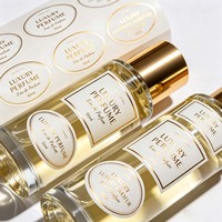 Étiquettes adhésives personnalisées pour parfums et cosmétiques, impression de logo de marque privée, emballage sur mesure, rouleaux d'autocollants professionnels