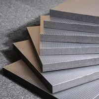 Panneau d'isolation en mousse de caoutchouc NBR PVC noir avec feuille d'aluminium, épais, insonorisant, écologique, résistant au feu, pour usage en entrepôt
