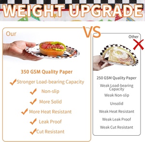 Ensemble de vaisselle à carreaux DAMAI pour fête d'anniversaire sur le thème des camions, décorations d'anniversaire pour la 3ème fête d'anniversaire sur le thème des camions pour enfants, pour 24 personnes - Product Image 5