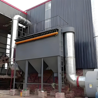 Colector de Polvo Industrial de Alta Temperatura con Filtro de Bolsas de Pulso por Chorro para Calderas de Leña, Carbón y Biomasa