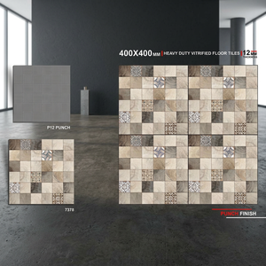 Carreaux de parking en porcelaine numérique émaillée 400x400mm 12mm, haute résistance, pour extérieur - Product Image 3