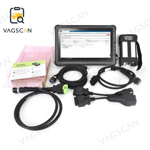 For Genuine Vocom2 Vcomii Excavator Bus Diagnostic Tool + F110 <b>Tablet</b> for Vocom II 88894000 PTT 2.<b>8</b> Euro6 Truck Scanner Tool - Product Image 4