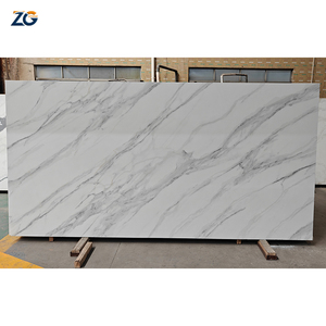 ZGSTONE <span class=keywords><strong>Precio</strong></span> al por Mayor de Losas de Cuarzo para Encimeras de <span class=keywords><strong>Cocina</strong></span>, Encimeras de Cuarzo de Gran Tamaño, Encimeras de Mármol Blanco Calacatta - Product Image 4