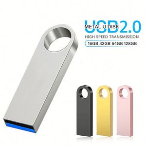 Clé USB 2.0 en métal haute vitesse avec logo personnalisé, options de stockage de 3,0 To, 128 Go, 1 To, 2 To, 4 To, 64 Go, 32 Go, 16 Go, 8 Go, 2 Go - Product Image 1