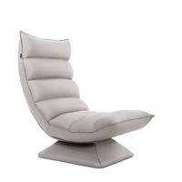 Fauteuil lune pivotant individuel, fauteuil inclinable pliant compact pour balcon, chaise de loisirs pour salon