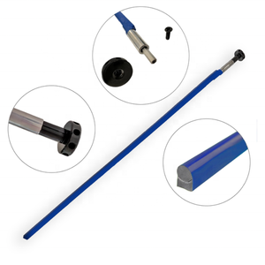 Trussrod de guitare en acier bleu personnalisé à 8 trous, réglage bidirectionnel à double action, avec roue à rayons amovible - Product Image 1