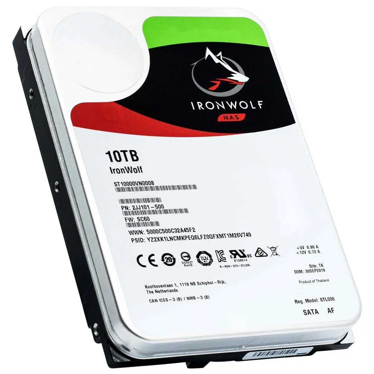 Оригинальный HDD ST10000VN0004 10TB ST10000VN0008 NAS Sata 6 Гб/с 256 МБ кэш 3,5 "Внутренний сетевой (nas) жесткий диск