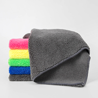 Factory Price Microfiber Towels Custom Size&Logo Absorbent Cleaning Cloth Car Wash Towel High Low Pile Microfiber Towel Custom