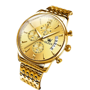Per OLEVS 2867 personalizzabili orologi al quarzo in acciaio inossidabile per gli uomini che vendono orologi da calendario impermeabili 42mm quadrante - Product Image 2