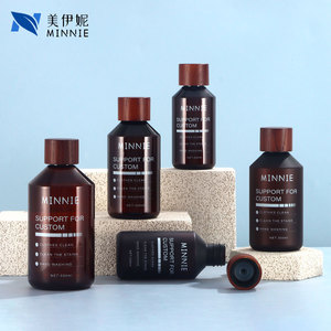 มินนี่ ซัพพอร์ต สำหรับขวดน้ำยาขจัดคราบเสื้อผ้าแบบกำหนดเอง ขนาด 300 มล. 500 มล. ขวด PET ฝาไม้ สำหรับซักมือ - Product Image 1
