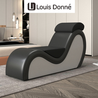 Canapé de détente Louis Donna, chaise de yoga, chaise en forme de S
