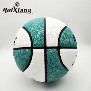Ruixiang No. Ballon de basketball d'intérieur pour enfants, personnalisable avec logo, couleurs vives, en cuir et caoutchouc résistant à l'usure, idéal pour l'entraînement - Product Image 3